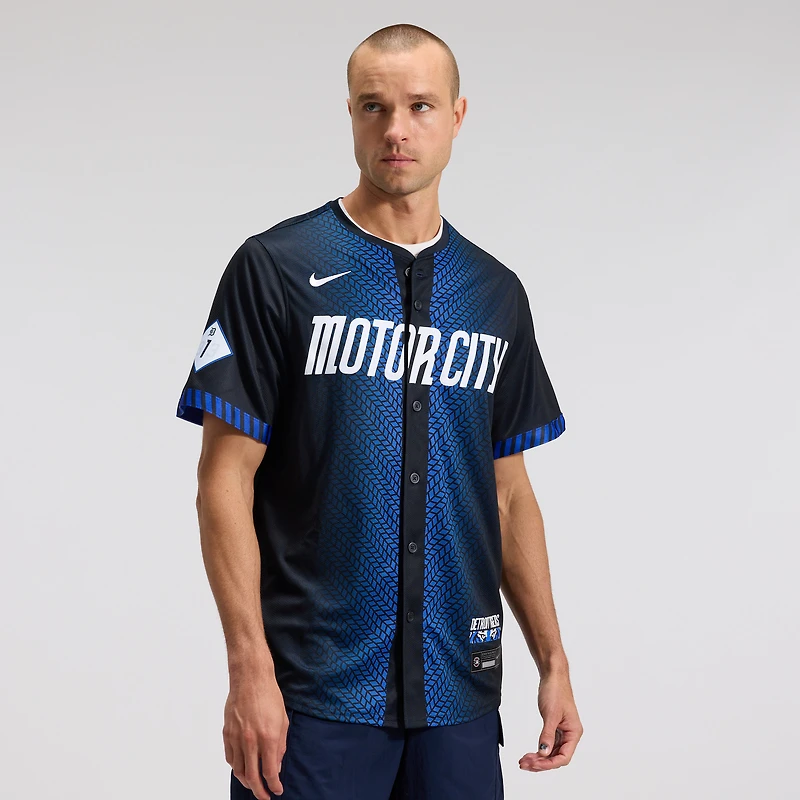 Men's Nike Blue Detroit Tigers City Connect Limited Jersey
