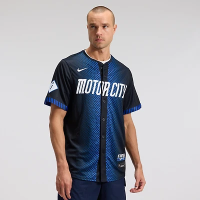Men's Nike Blue Detroit Tigers City Connect Limited Jersey