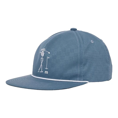 Men's TravisMathew Blue Lost Swing Snapback Rope Hat