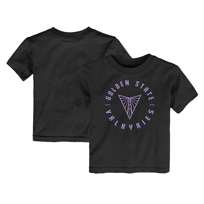 Infant Black Golden State Valkyries Circle T-Shirt
