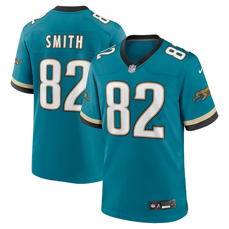 Men's Nike Jimmy Smith Teal Jacksonville Jaguars Retired Player Alternate Game Jersey