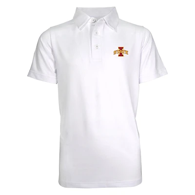 Youth Garb White Iowa State Cyclones Blake Youth Polo
