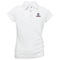Youth Garb White UConn Huskies Brighton Polo