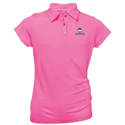 Youth Garb Light Pink UConn Huskies Brighton Polo
