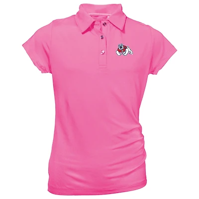 Youth Garb Light Pink Fresno State Bulldogs Brighton Polo