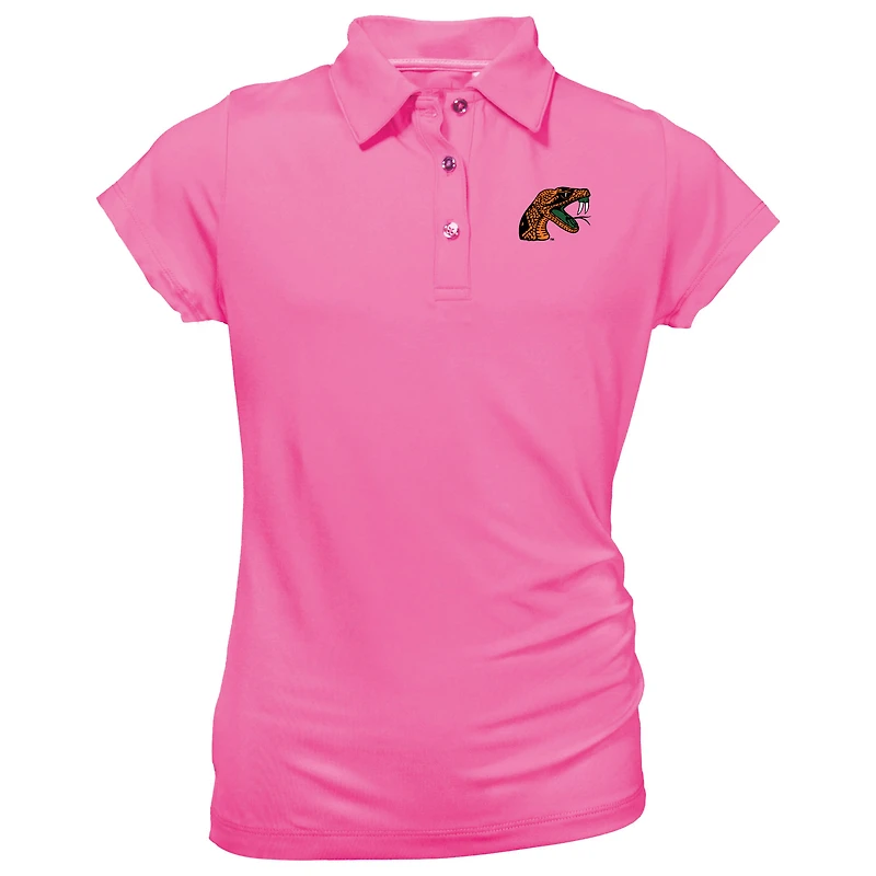 Youth Garb Light Pink Florida A&M Rattlers Brighton Polo