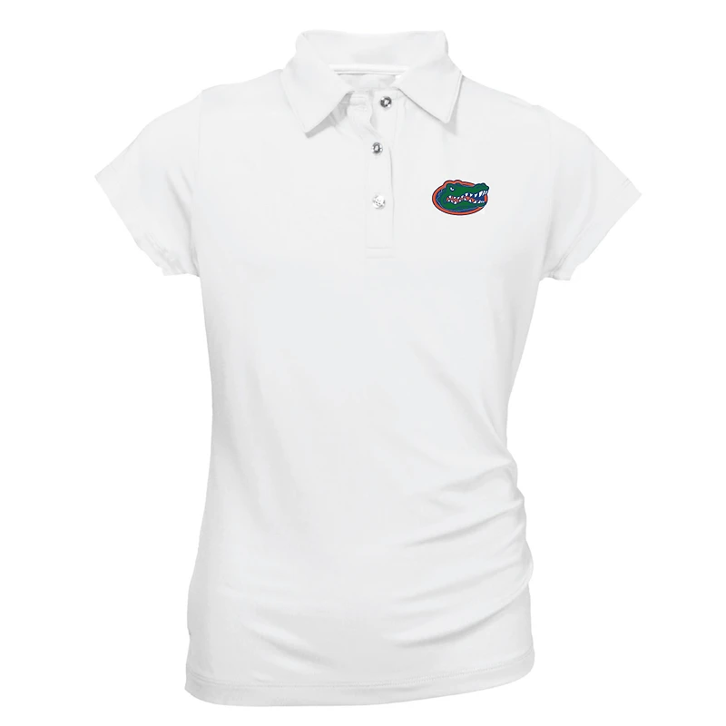 Youth Garb White Florida Gators Brighton Polo