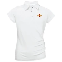 Youth Garb White Iowa State Cyclones Brighton Polo