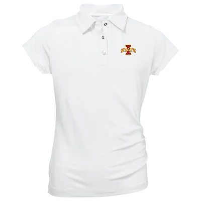 Youth Garb White Iowa State Cyclones Brighton Polo