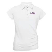 Youth Garb White LSU Tigers Brighton Polo