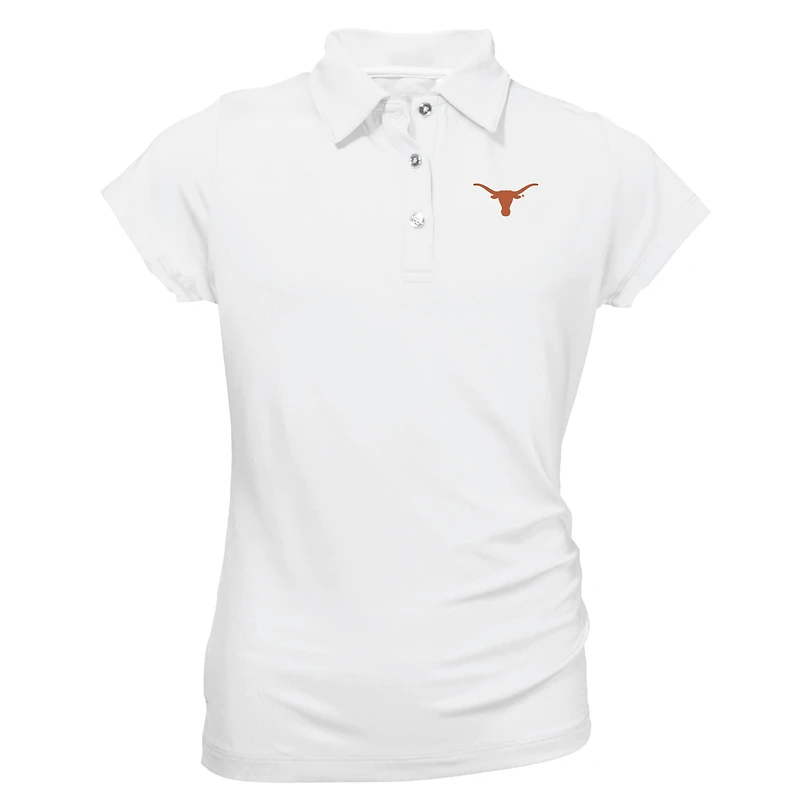 Youth Garb White Texas Longhorns Brighton Polo