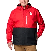 Men's Columbia  Red Georgia Bulldogs Big & Tall Field Bound Omni-Tech™ Full-Zip Jacket