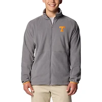 Men's Columbia  Gray Tennessee Volunteers Big & Tall Flanker™ IV Fleece Raglan Full-Zip Jacket