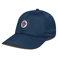 Men's Levelwear Navy Winnipeg Jets Matrix Adjustable Hat