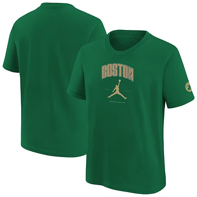 Youth Jordan Brand Kelly Green Boston Celtics Essential Cities T-Shirt