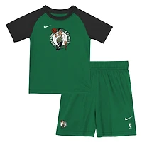 Toddler Nike  Kelly Green Boston Celtics Practice T-Shirt & Shorts Set