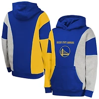 Youth  Blue Golden State Warriors Ace In the Hole Pullover Hoodie