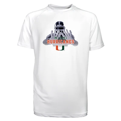 Youth Garb White Miami Hurricanes Kevin Sun Shirt