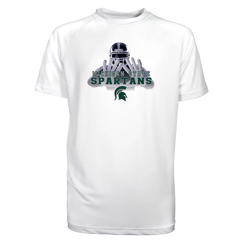 Youth Garb White Michigan State Spartans Kevin Sun Shirt