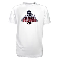 Youth Garb White Georgia Bulldogs Kevin Sun Shirt