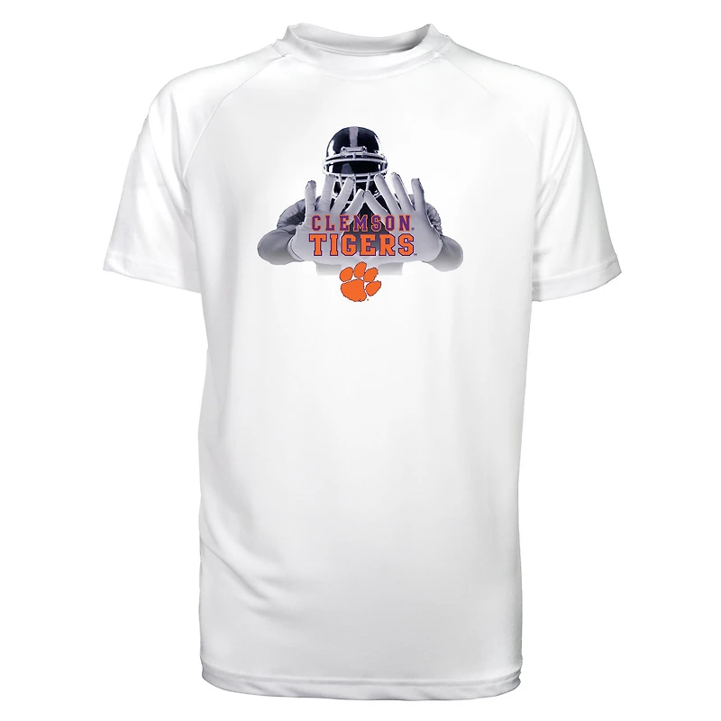Youth Garb White Clemson Tigers Kevin Sun Shirt