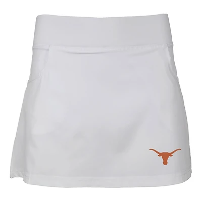 Girls Youth Garb White Texas Longhorns Sara Skort