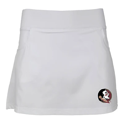 Girls Youth Garb White Florida State Seminoles Sara Skort