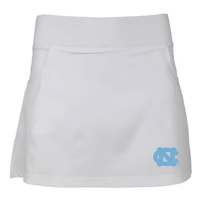 Girls Youth Garb White North Carolina Tar Heels Sara Skort