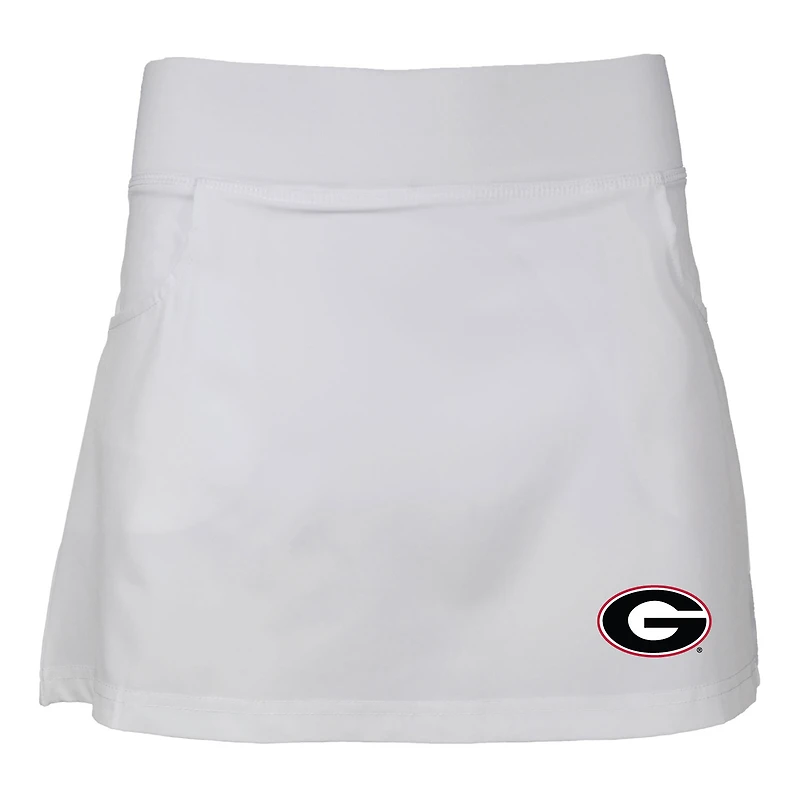 Girls Youth Garb White Georgia Bulldogs Sara Skort