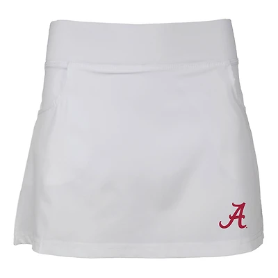 Girls Youth Garb White Alabama Crimson Tide Sara Skort