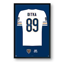 Mike Ditka Chicago Bears Framed 14" x 20" Retired Jersey Art Print