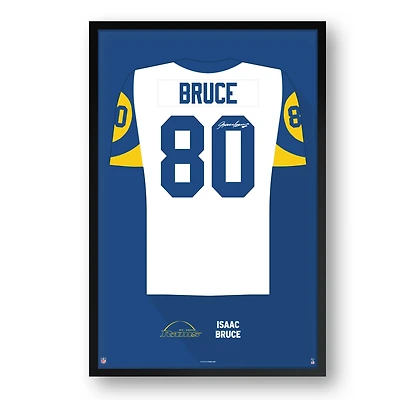 Isaac Bruce Los Angeles Rams Framed 14" x 20" Retired Jersey Art Print