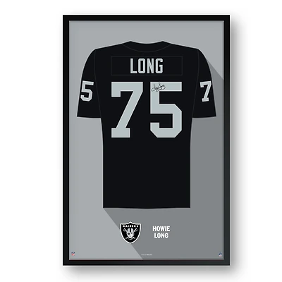 Howie Long Las Vegas Raiders Framed 14" x 20" Retired Jersey Art Print