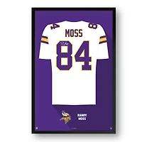 Randy Moss Minnesota Vikings Framed 14" x 20" Retired Jersey Art Print