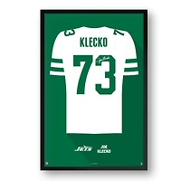 Joe Klecko New York Jets Framed 27" x 39" Retired Jersey Art Print