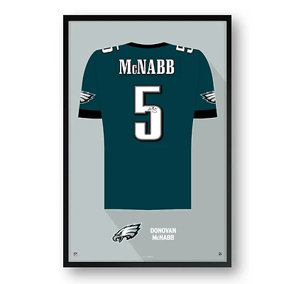 Donovan McNabb Philadelphia Eagles Framed 27" x 39" Retired Jersey Art Print