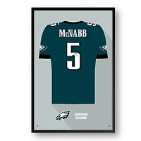Donovan McNabb Philadelphia Eagles Framed 27" x 39" Retired Jersey Art Print
