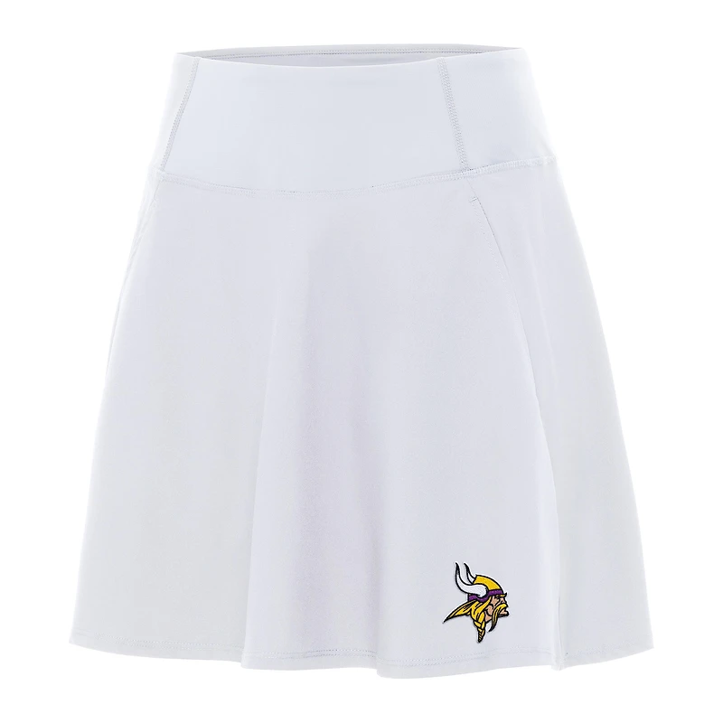 Women's Antigua White Minnesota Vikings Chip Skort