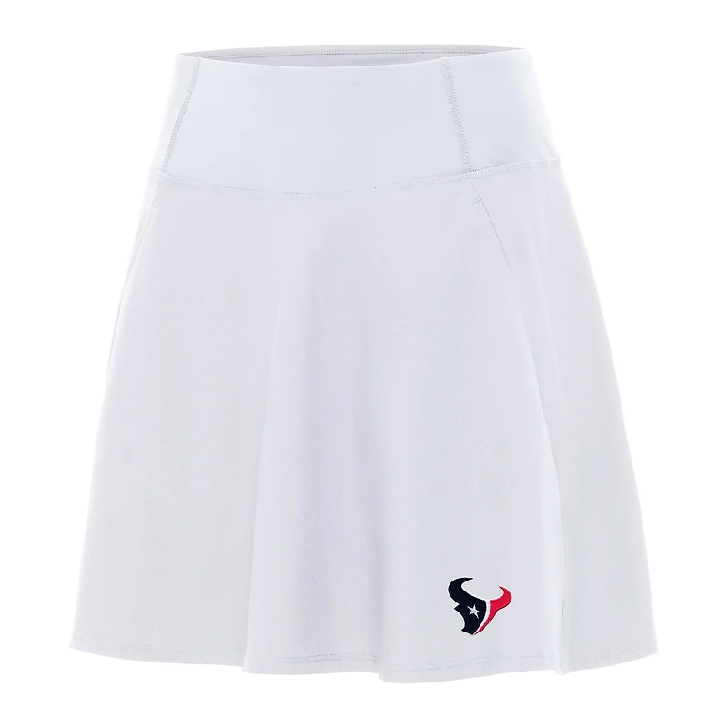 Women's Antigua White Houston Texans Chip Skort