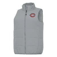 Women's Antigua Gray Chicago Bears Experience Full-Zip Vest
