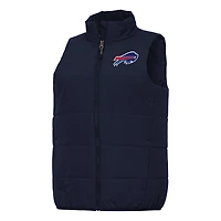 Women's Antigua  Navy Buffalo Bills Experience Full-Zip Vest