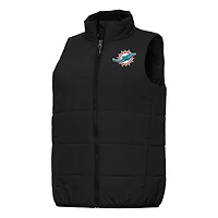 Women's Antigua Miami Dolphins Experience Full-Zip Vest