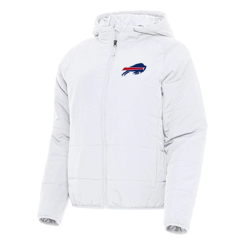 Women's Antigua  White Buffalo Bills  Universe Full-Zip Hoodie Jacket