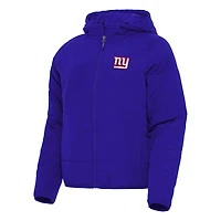 Women's Antigua  Royal New York Giants  Universe Full-Zip Hoodie Jacket