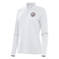 Women's Antigua Pittsburgh Steelers Reprocess Quarter-Zip Top