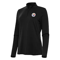 Women's Antigua Pittsburgh Steelers Reprocess Quarter-Zip Top