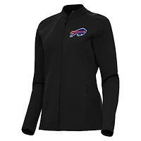 Women's Antigua  Black Buffalo Bills Regard Full-Zip Jacket