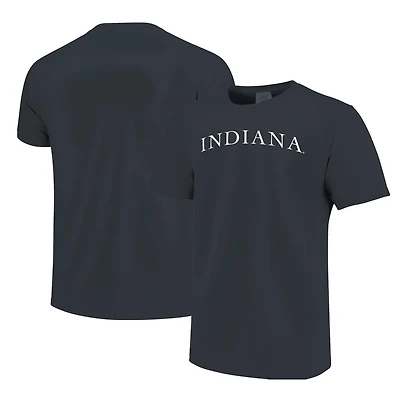 Unisex  Navy Indiana Hoosiers Comfort Colors Fashion Color Arch T-Shirt
