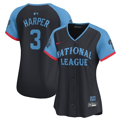 Women's Nike Bryce Harper Navy National League 2024 MLB All-Star Game Limited Player Jersey