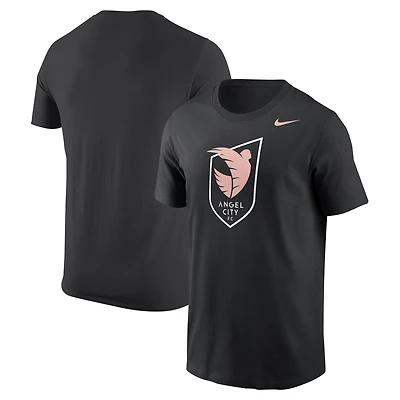 Men's Nike Black Angel City FC Primary Logo Core T-Shirt